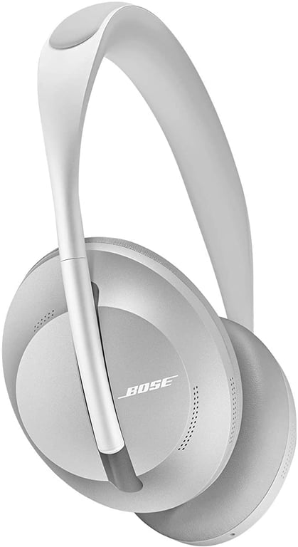 Bose Noise Cancelling Headphones 700 - Over Ear, Wireless Bluetooth Headphones with Built-In Microphone for Clear Calls and Alexa Voice Control, Silver
