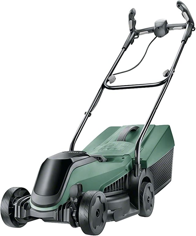 Bosch CityMower 18 Cordless 18 Volt Lawnmower (Without Battery, Lawns upto 300 m2, Cut Width: 34cm, in Carton)