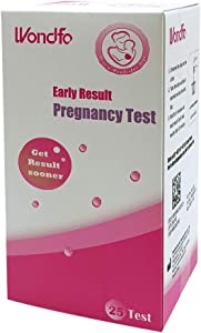 Wondfo Pregnancy Test Strips Early Detection 25 Pack - Extra Sensitive HCG Urine Test Strip 10 MIU