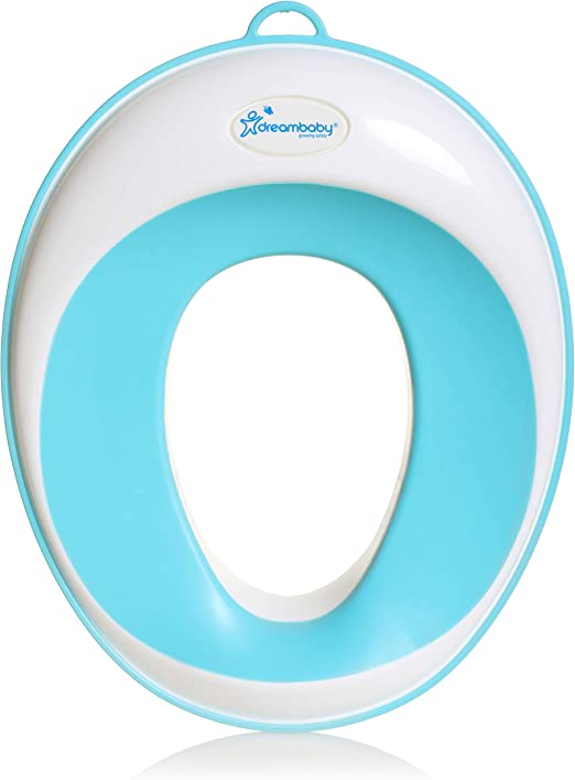 Dreambaby EZY-Toilet Trainer Seat Potty Topper - Contoured Shape & Non-Slip Base - Aqua - Model F6000