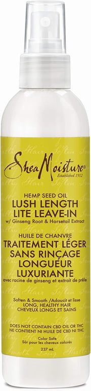 SHEA MOISTURE Cannabis Sativa (Hemp) Seed Oil Lush Length Lite Leave-In 237ML