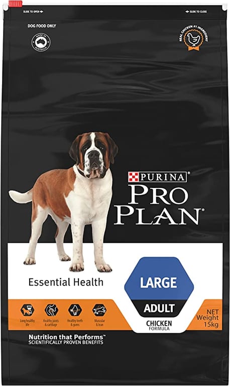Pro Plan Essential Health Adult Large Breed Dog Food 15 kg 1 Pack Medium