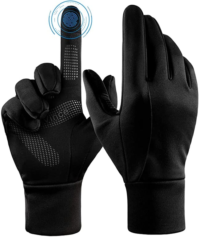 Thermal Gloves Men Women Touchscreen Water-Resistant Windproof Winter Warm for Running Cycling Riding Hiking