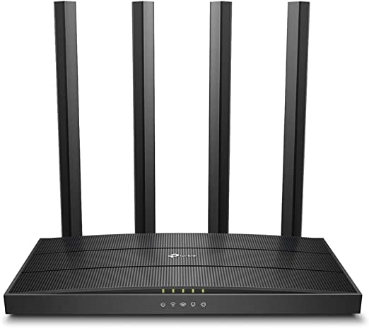 TP-Link AC1200 Dual Band Wireless Router - Full Gigabit Ethernet Ports, MU-MIMO, Beamforming, Long Range Coverage, OneMesh Supported (Archer A6)