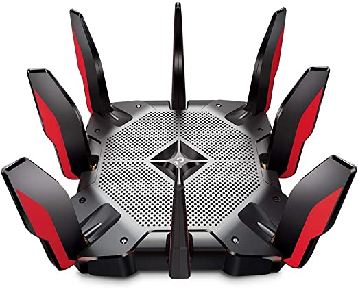 TP-LINK Archer AX11000 Next-Gen WIFI 6 Gigabit Tri-Band Wireless Cable Gaming Router - 4804Mbps/5Ghz*2+1148Mbps/2.4GHz, 8 Gigabit LAN Ports, Ideal for Gaming Xbox/PS4/Steam & 4K/8K Streaming (Archer AX11000)