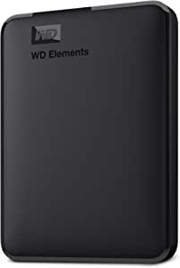 Western Digital Elements WDBU6Y0050BBK-WESN Portable Hard Drive, 5 TB, Black