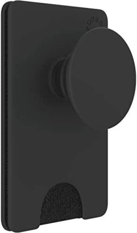 PopSockets: PopWallet+ with Integrated Swappable PopTop - Black