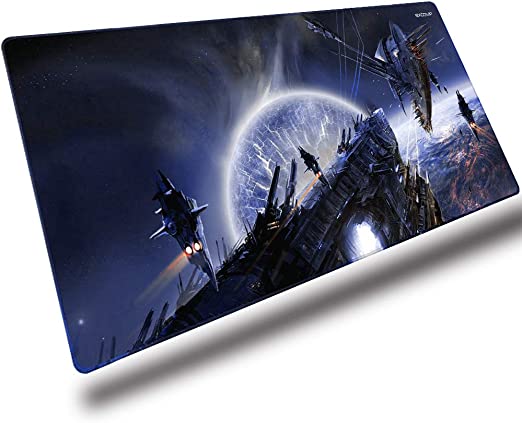Extended Mouse Pad Thick Gaming Mouse Pad-EXCO Gaming Mouse Mat,Multiple Pattern Selection,Non-Slip Soft Rubber Computer Mouse Pad for Laptop Large Gaming Mouse Pad (Star war)