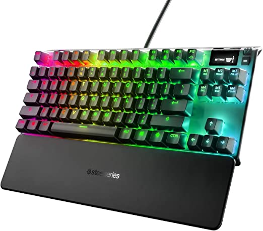 SteelSeries Apex Pro TKL Mechanical Keyboards, Black, 64734