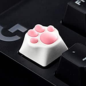 Custom Gaming Key Cap - Byhoo Cat Palm Keycap for Cherry MX Switch Machinery Keyboard, for ESC Key, Metal Cat Claw Keycap for FPS MOBA Game Players, Keyboard Enthusiasts