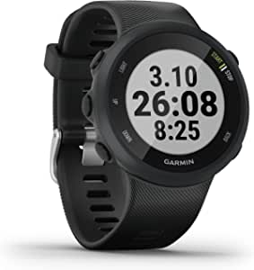 Garmin Forerunner 45S GPS Running Watch with Coach Training Plan Support - Black, Small