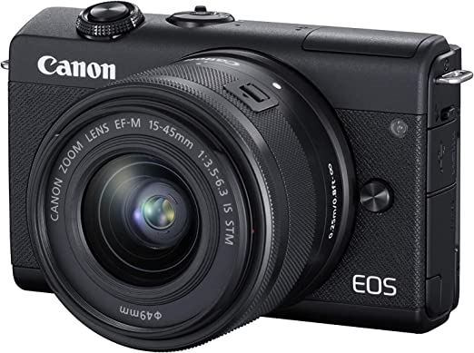 Canon EOS M200 Mirrorless Camera Single Lens Kit with EF-M 15-45mm (Black)