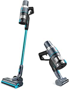 JASHEN V18 Cordless Vacuum Cleaner Blue 350W Power Strong Suction
