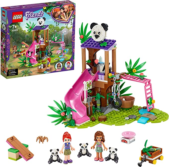 LEGO Friends Panda Jungle Tree House playset 41422 Building Kit