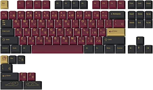 DROP + Redsuns GMK Red Samurai Keycap Set for Tenkeyless Keyboards - Compatible with Cherry MX Switches and Clones (TKL 96-Key Kit)
