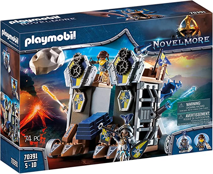 Playmobil Novelmore Mobile Fortress Playset 4.5 in*9.3 in 7.9 in