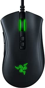 Razer DeathAdder V2 Ergonomic Wired Gaming Mouse, Black, RZ01-03210100-R3M1