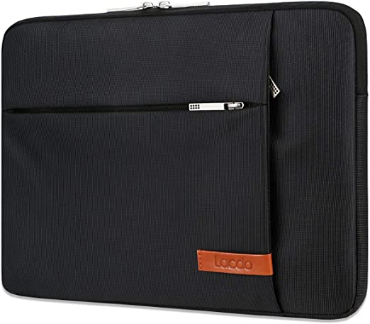 Lacdo 13 inch Laptop Sleeve Case for 13 inch New MacBook Air M2 A2681 M1 A2337 A2179 A1932 | 13 inch New MacBook Pro M2 M1 A2338 A2251 A2289 A2159 A1989 | 12.9" iPad Pro 6th 5th 4th Computer Bag,Black