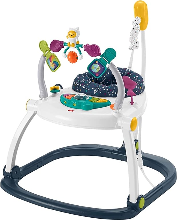 Fisher-Price Astro Kitty SpaceSaver Jumperoo 31.5 in 28.4 in 31.1 in