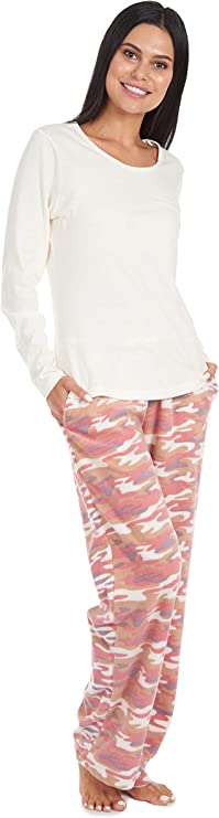 CHEROKEE Women's Soft Pajama Shirt and Pants Set