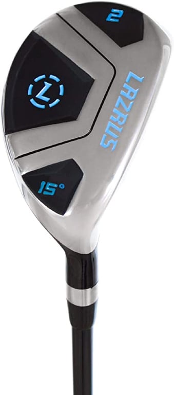 LAZRUS GOLF Premium Hybrid Golf Clubs for Men - 2,3,4,5 & 6 Right Hand, Graphite Shafts, Regular Flex