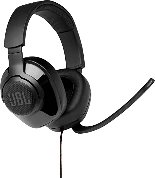 JBL Quantum 100 Wired Gaming Headset Black