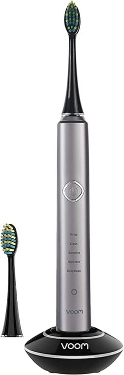 Voom Sonic Pro 7 Series Rechargeable Electronic Toothbrush | Most Advanced Oral Care Technology | 2-Minute Timer with Quadrant Pacing | 5 Adjustable Speeds | Magnetic Levitation | 100% Waterproof