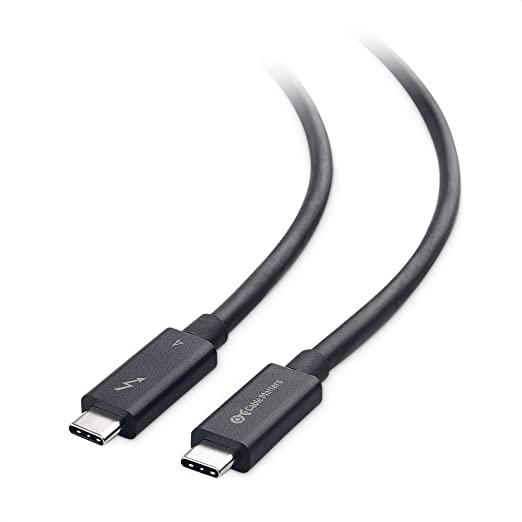 [Intel Thunderbolt Certified] Cable Matters 40Gbps Active USB C Thunderbolt 4 Cable 2m with 100W Charging and 8K Video - Universally Compatible with USB-C, USB4, and Thunderbolt 3