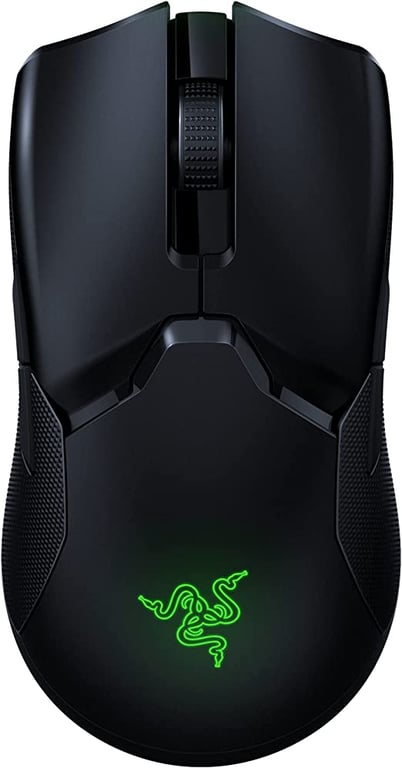 Razer Viper Ultimate Lightest Wireless Gaming Mouse: Fastest Gaming Switches - 20K DPI Optical Sensor - Chroma Lighting - 8 Programmable Buttons - 70 Hr Battery - Classic Black