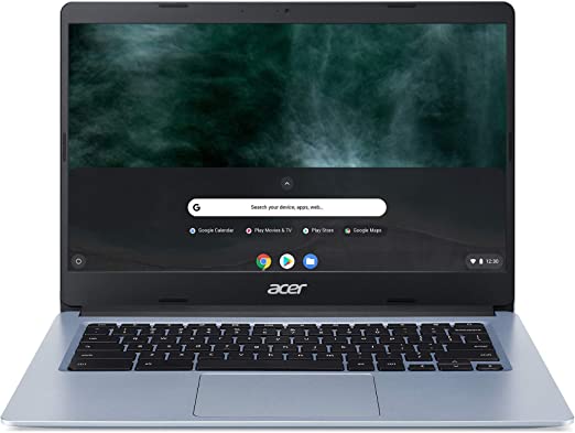 Acer Chromebook 314, Intel Celeron N4000, 14" HD Touch Display, 4GB LPDDR4, 64GB eMMC, Gigabit WiFi, Google Chrome, CB314-1HT-C7C0