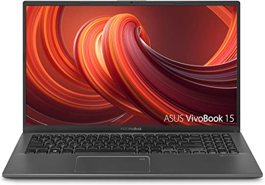 ASUS F512JA-AS34 VivoBook 15 Thin and Light Laptop, 15.6” FHD Display, Intel i3-1005G1 CPU, 8GB RAM, 128GB SSD, Backlit Keyboard, Fingerprint, Windows 10 Home in S Mode, Slate Gray