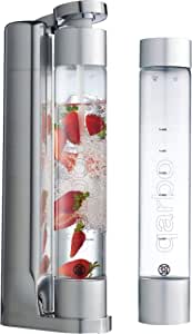 Twenty39 Qarbo - Sparkling Water Maker and Soda Streaming Carbonator machine for home Infuses Flavor while Carbonating Beverages (Chrome)