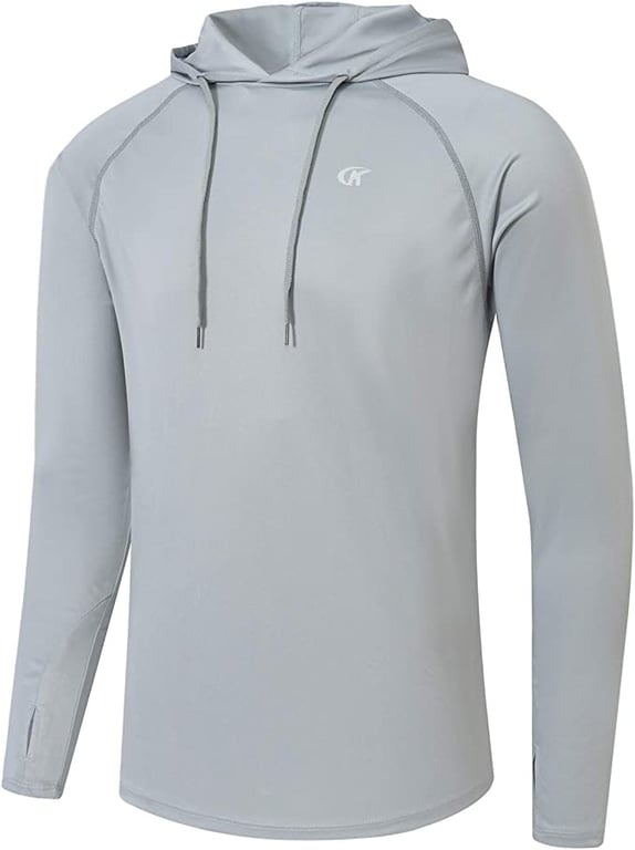 Satankud Men's Swim Shirts Rashguard Sun Shirt UPF 50+ UV Sun Protection Outdoor Long Sleeve T-Shirt Swimwear