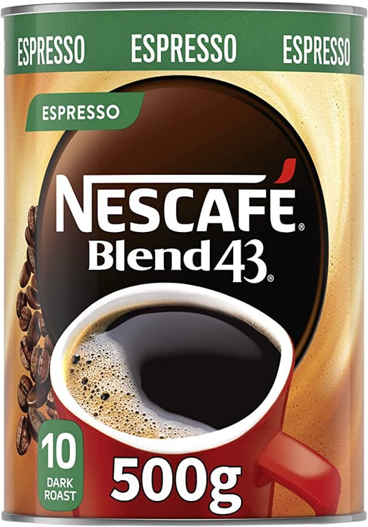 NESCAFÉ Blend 43 Espresso Instant Coffee 500g Tin