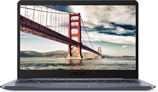 ASUS Laptop L406 Thin and Light Laptop, 14” HD Display, Intel Celeron N4000 Processor, 4GB RAM, 64GB eMMC Storage, Wi-Fi 5, Windows 10, Microsoft 365, Slate Gray, L406MA-WH02
