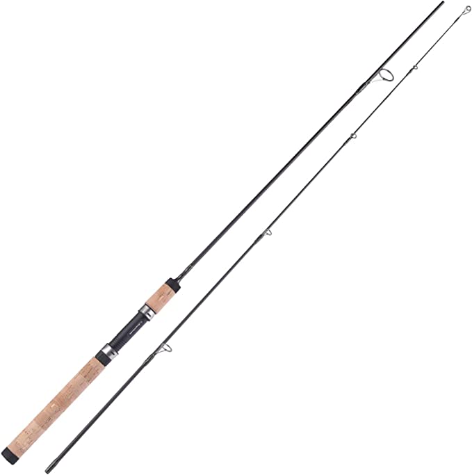 Sougayilang Fishing Rods Graphite Lightweight Ultra Light Trout Rods 2 Pieces Cork Handle Crappie Spinning Fishing Rod