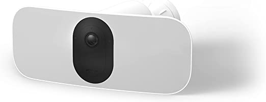 All-New Arlo Pro 3 Floodlight Camera | Home Security Camera, 2K Video & HDR, Wireless, Weather-Resistant, Colour Night Vision, 160° Field of View, 2-Way Audio - incl. 3 Month Trial of Smart, FB1001