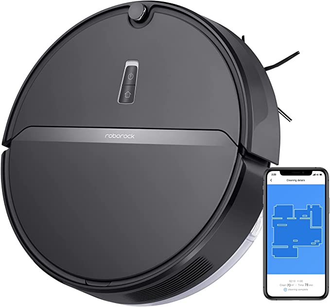 roborock E4 Mop Robot Vacuum and Mop Cleaner, Internal Route Plan with 2000Pa Strong Suction, 200min Runtime, Carpet Boost, APP Total Control, Ideal for Pets and Larger Home