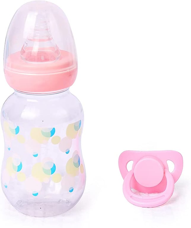 CHAREX Reborn Baby Doll Accessories Fake Formula Milk Bottle Sealed Matching Putty Pacifier Baby Girl