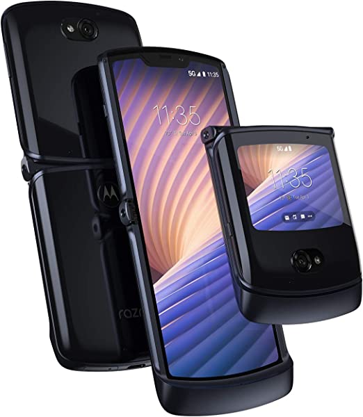 Motorola Razr 5G | Unlocked | Made for US by Motorola | 8/256GB | 48MP Camera | 2020 | Polished Graphite