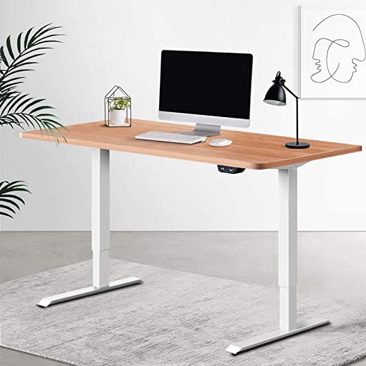 Artiss Standing Desk Motorised Sit Stand Table Riser Height Adjustable Electric Computer Table Laptop Desks