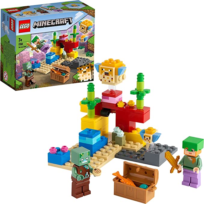 LEGO Minecraft The Coral Reef 21164 Building Kit