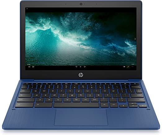 HP Chromebook 11-inch Laptop - MediaTek - MT8183 - 4 GB RAM - 32 GB eMMC Storage - 11.6-inch HD Display - with Chrome OS™ - (11a-na0030nr, 2020 Model, Indigo Blue)