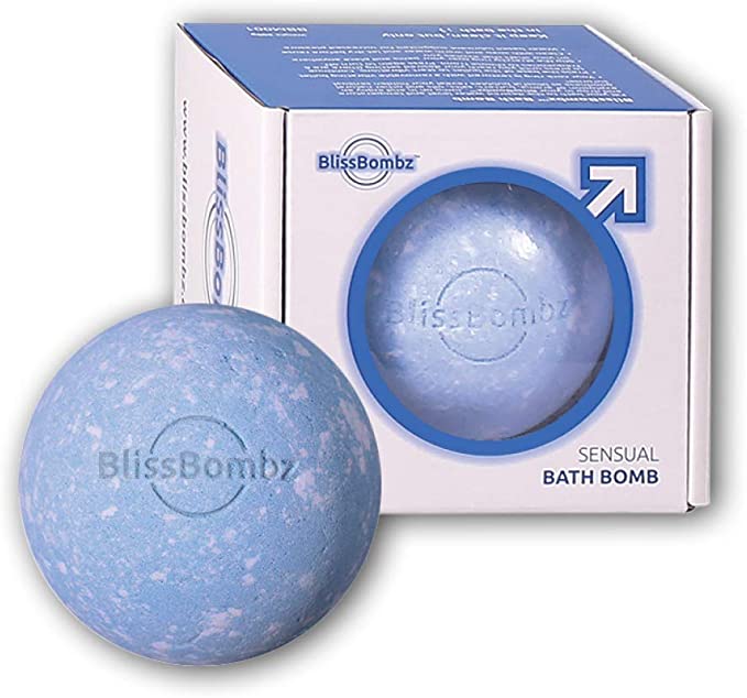 BlissBombz Bath Bombs for Adults– Bath Bombs for Men with Sexy Surprise Inside – Premium Organic Natural Ingredients and Essential Oils– Relaxing and Calming Effect – Bath Fun for Men
