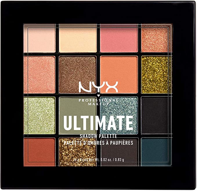 NYX Professional Makeup Ultimate Shadow Palette, Utopia, 16x0.83g