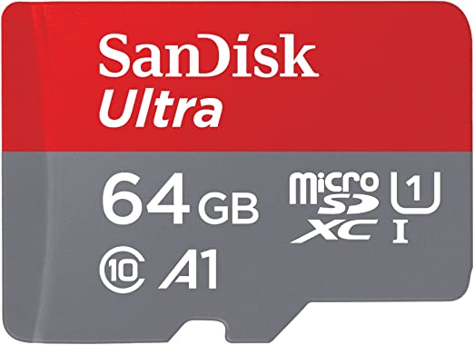 Sandisk Ultra Class 10 MicroSD for Android Smartphone Tablet, 64GB