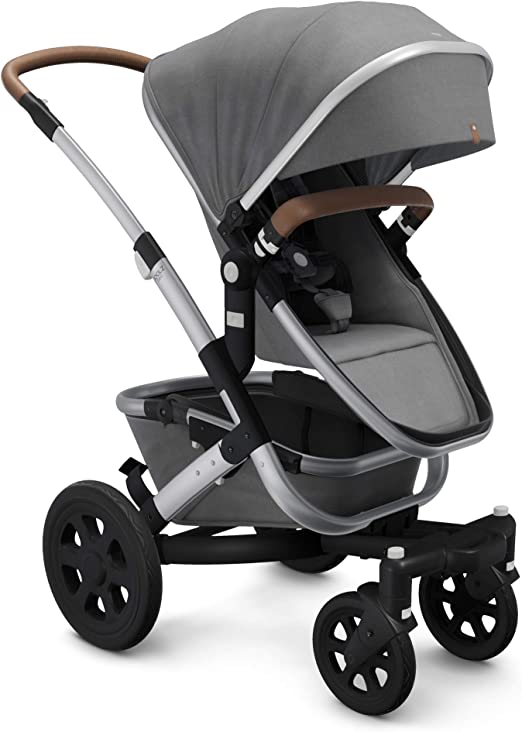 Joolz Geo2 Stroller (Radiant Grey) - Strollers & Prams, Compact One-Step Fold, All-Wheel Suspension, Easy-Access Basket, Additional Expansion Options, Multiple configurations, UPF 50+ Canopy