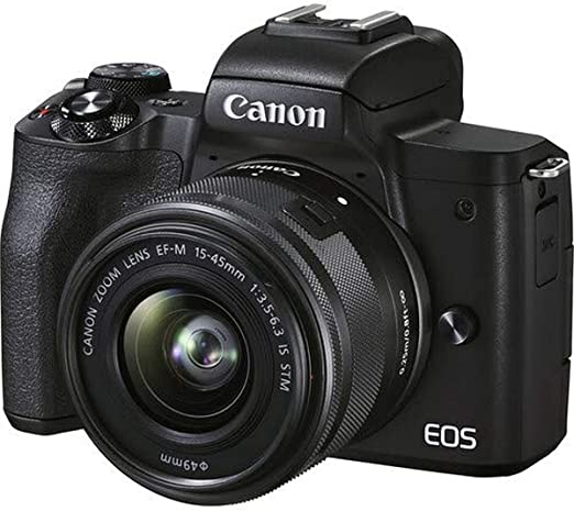 Canon EOS M50 Mark II Mirrorless Digital Camera Kit with EF-M 15-45mm IS STM Lens
