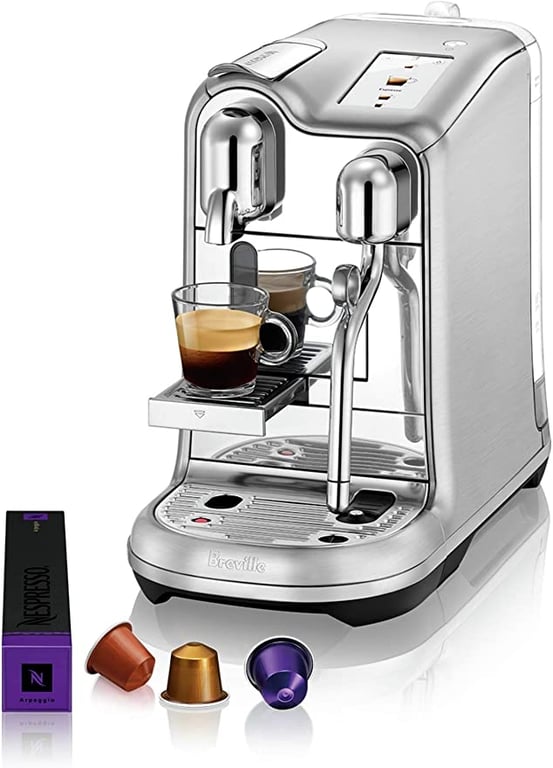 Nespresso Creatista Pro Coffee Machine by Breville, Brushed Stainless Steel, BNE900BSS
