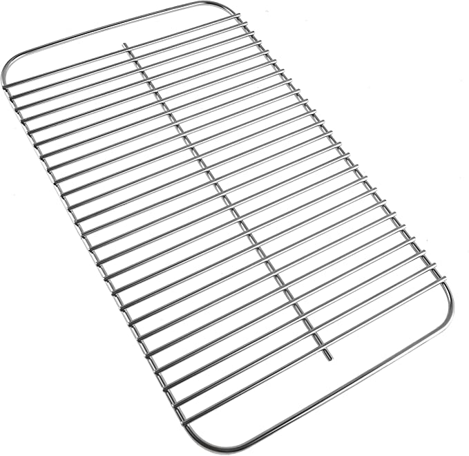 EasiBBQ 80631 Stainless Steel Grill Grate for Weber Go-Anywhere Charcoal and Gas Grill, Replaces 70211, 3634, 67195, 16" x 10"